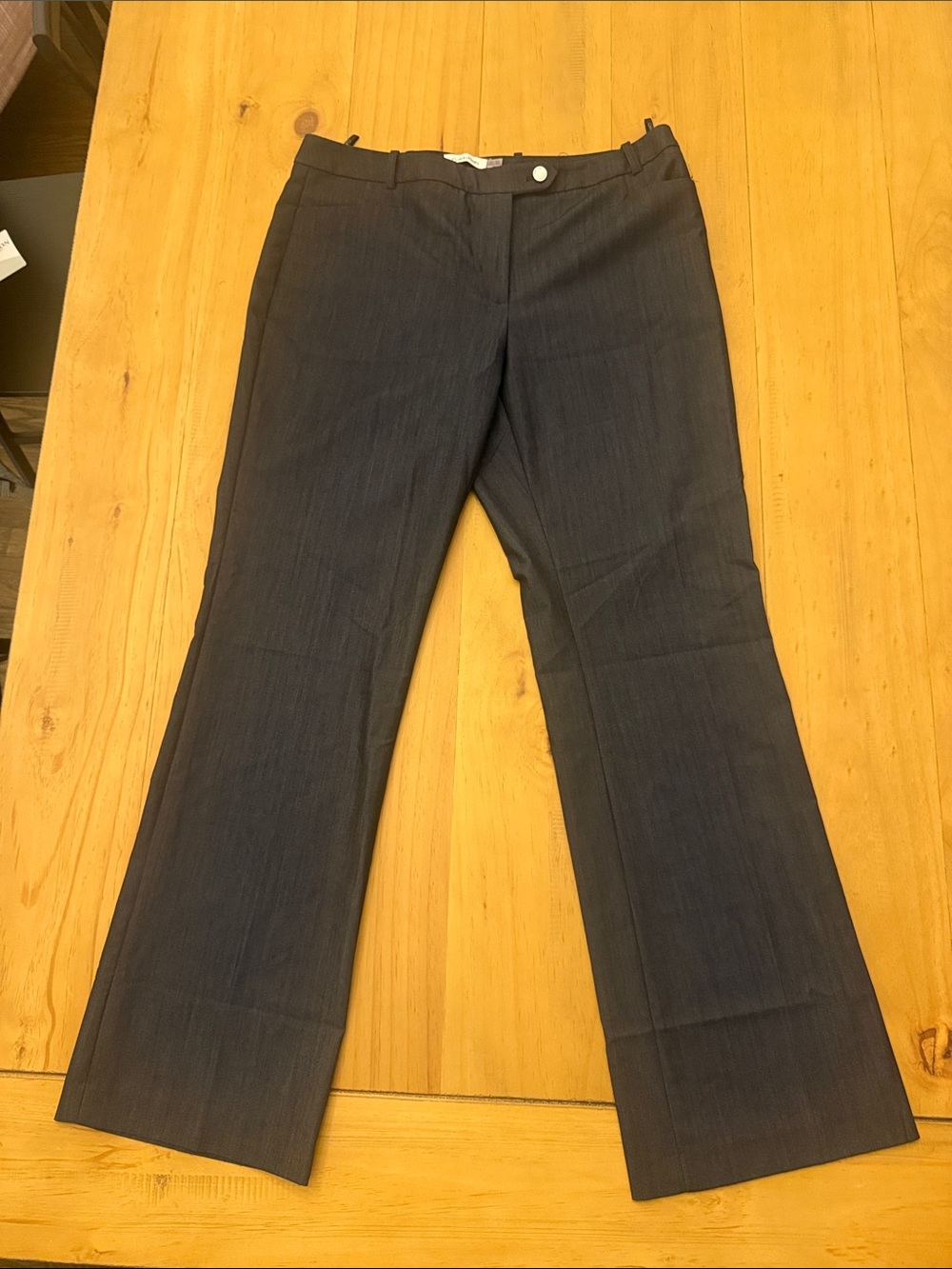Women's Dark Chambray Bootcut Dress Pants